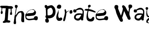 Font : PT-Bistro-Cyrillic Custom Text : The Pirate Way Test your own text here Click to download or to view this font on a tshirt that can be custom printed in Bali