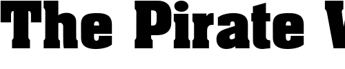 Font : PT-Blockhead Custom Text : The Pirate Way Test your own text here Click to download or to view this font on a tshirt that can be custom printed in Bali