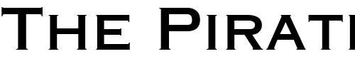 Font : PT-Eye-Chart Custom Text : The Pirate Way Test your own text here Click to download or to view this font on a tshirt that can be custom printed in Bali