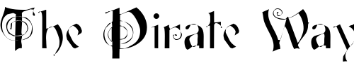 Font : PT-Fairy-Scroll-Display Custom Text : The Pirate Way Test your own text here Click to download or to view this font on a tshirt that can be custom printed in Bali