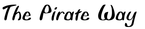 Font : PT-Groovy Custom Text : The Pirate Way Test your own text here Click to download or to view this font on a tshirt that can be custom printed in Bali