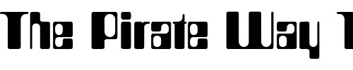 Font : PT-HAL Custom Text : The Pirate Way Test your own text here Click to download or to view this font on a tshirt that can be custom printed in Bali