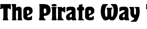 Font : PT-Herold-Cyrillic Custom Text : The Pirate Way Test your own text here Click to download or to view this font on a tshirt that can be custom printed in Bali