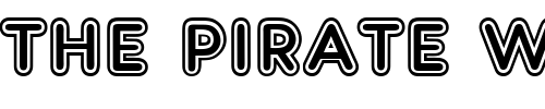 Font : PT-Schoolhouse-Inline Custom Text : The Pirate Way Test your own text here Click to download or to view this font on a tshirt that can be custom printed in Bali