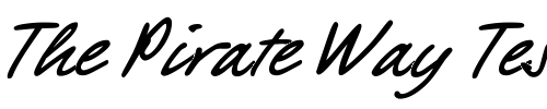 Font : PT-Script-Unreg Custom Text : The Pirate Way Test your own text here Click to download or to view this font on a tshirt that can be custom printed in Bali