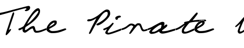 Font : PT-Script-Ventus Custom Text : The Pirate Way Test your own text here Click to download or to view this font on a tshirt that can be custom printed in Bali