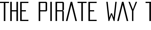 Font : PacificaCondensed-Medium Custom Text : The Pirate Way Test your own text here Click to download or to view this font on a tshirt that can be custom printed in Bali