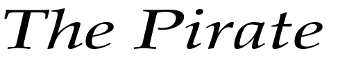 Font : PaduaExtended-Italic Custom Text : The Pirate Way Test your own text here Click to download or to view this font on a tshirt that can be custom printed in Bali