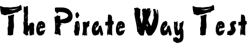Font : Paint-Condensed-Normal Custom Text : The Pirate Way Test your own text here Click to download or to view this font on a tshirt that can be custom printed in Bali