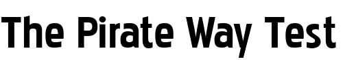 Font : Pakenham-Bold Custom Text : The Pirate Way Test your own text here Click to download or to view this font on a tshirt that can be custom printed in Bali