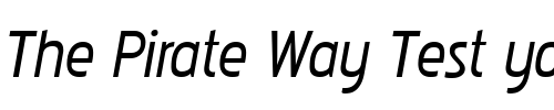 Font : Pakenham-Italic Custom Text : The Pirate Way Test your own text here Click to download or to view this font on a tshirt that can be custom printed in Bali