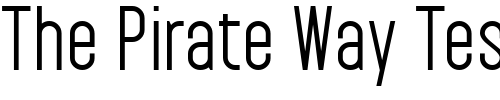 Font : Pakt-SemiBold Custom Text : The Pirate Way Test your own text here Click to download or to view this font on a tshirt that can be custom printed in Bali