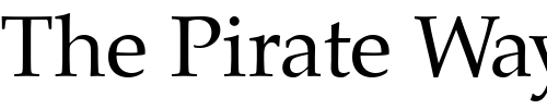 Font : Palatino-CE-Regular Custom Text : The Pirate Way Test your own text here Click to download or to view this font on a tshirt that can be custom printed in Bali