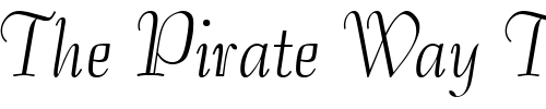 Font : PetticoatScriptSSK-Regular Custom Text : The Pirate Way Test your own text here Click to download or to view this font on a tshirt that can be custom printed in Bali