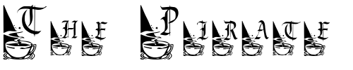 Font : Pf_coffee Custom Text : The Pirate Way Test your own text here Click to download or to view this font on a tshirt that can be custom printed in Bali