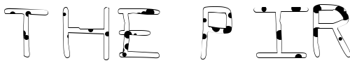 Font : Pf_veryverybadfont7-Liquid Custom Text : The Pirate Way Test your own text here Click to download or to view this font on a tshirt that can be custom printed in Bali