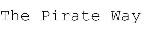 Font : PhaisarnMono Custom Text : The Pirate Way Test your own text here Click to download or to view this font on a tshirt that can be custom printed in Bali