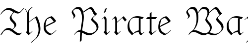 Font : PhederFrackThin Custom Text : The Pirate Way Test your own text here Click to download or to view this font on a tshirt that can be custom printed in Bali