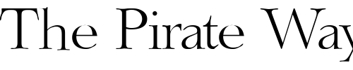 Font : PhillipBecker-Light Custom Text : The Pirate Way Test your own text here Click to download or to view this font on a tshirt that can be custom printed in Bali