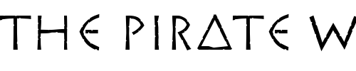 Font : Phobos-Regular Custom Text : The Pirate Way Test your own text here Click to download or to view this font on a tshirt that can be custom printed in Bali