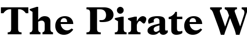 Font : Plantin-Black-Bold Custom Text : The Pirate Way Test your own text here Click to download or to view this font on a tshirt that can be custom printed in Bali
