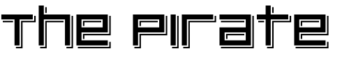 Font : Platinum-Beat-BTN-Raised Custom Text : The Pirate Way Test your own text here Click to download or to view this font on a tshirt that can be custom printed in Bali
