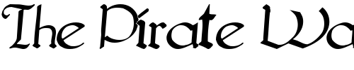 Font : PlatoFontNew113-Regular Custom Text : The Pirate Way Test your own text here Click to download or to view this font on a tshirt that can be custom printed in Bali