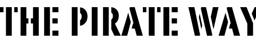 Font : Platoon-Black Custom Text : The Pirate Way Test your own text here Click to download or to view this font on a tshirt that can be custom printed in Bali