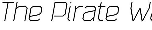Font : PlottaRegularItalic Custom Text : The Pirate Way Test your own text here Click to download or to view this font on a tshirt that can be custom printed in Bali