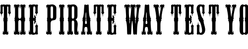 Font : PlugCapsSSK Custom Text : The Pirate Way Test your own text here Click to download or to view this font on a tshirt that can be custom printed in Bali
