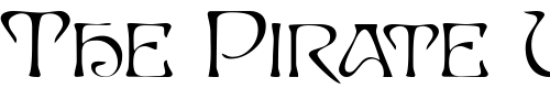 Font : PlumosaSCapsSSK Custom Text : The Pirate Way Test your own text here Click to download or to view this font on a tshirt that can be custom printed in Bali