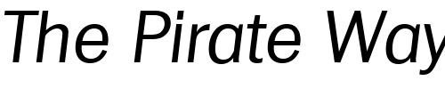 Font : Plymouth-LightIta Custom Text : The Pirate Way Test your own text here Click to download or to view this font on a tshirt that can be custom printed in Bali