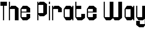 Font : Pogo Custom Text : The Pirate Way Test your own text here Click to download or to view this font on a tshirt that can be custom printed in Bali