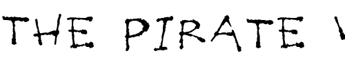 Font : Poilet-Taper Custom Text : The Pirate Way Test your own text here Click to download or to view this font on a tshirt that can be custom printed in Bali