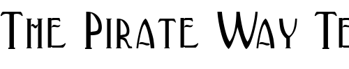 Font : PoimenSCapsSSK Custom Text : The Pirate Way Test your own text here Click to download or to view this font on a tshirt that can be custom printed in Bali