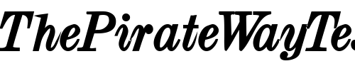 Font : PolarSSK-BoldItalic Custom Text : The Pirate Way Test your own text here Click to download or to view this font on a tshirt that can be custom printed in Bali