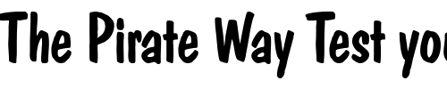 Font : PolitDB-Normal Custom Text : The Pirate Way Test your own text here Click to download or to view this font on a tshirt that can be custom printed in Bali