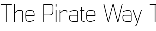 Font : Polyflec-Lt Custom Text : The Pirate Way Test your own text here Click to download or to view this font on a tshirt that can be custom printed in Bali