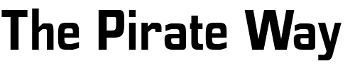 Font : Polyflec-Rg-Bold Custom Text : The Pirate Way Test your own text here Click to download or to view this font on a tshirt that can be custom printed in Bali