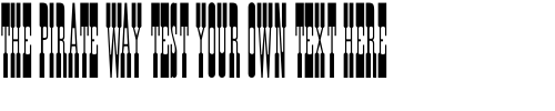 Font : Ponderosa-Normal Custom Text : The Pirate Way Test your own text here Click to download or to view this font on a tshirt that can be custom printed in Bali