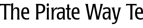 Font : Poppl-Laudatio-CondensedLight Custom Text : The Pirate Way Test your own text here Click to download or to view this font on a tshirt that can be custom printed in Bali