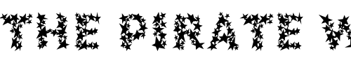 Font : PopstarsFill Custom Text : The Pirate Way Test your own text here Click to download or to view this font on a tshirt that can be custom printed in Bali