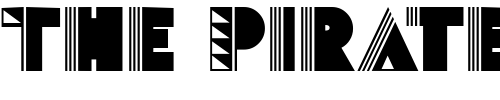 Font : PopticsTwo Custom Text : The Pirate Way Test your own text here Click to download or to view this font on a tshirt that can be custom printed in Bali