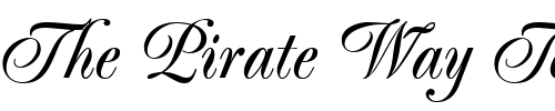 Font : PopularScript Custom Text : The Pirate Way Test your own text here Click to download or to view this font on a tshirt that can be custom printed in Bali