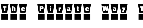 Font : Populist-Exclaim Custom Text : The Pirate Way Test your own text here Click to download or to view this font on a tshirt that can be custom printed in Bali