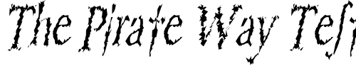 Font : PorcupineRomanCondensed-Italic Custom Text : The Pirate Way Test your own text here Click to download or to view this font on a tshirt that can be custom printed in Bali