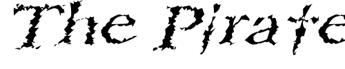 Font : PorcupineRomanExtended-Italic Custom Text : The Pirate Way Test your own text here Click to download or to view this font on a tshirt that can be custom printed in Bali