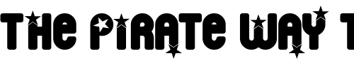 Font : Pornstar Custom Text : The Pirate Way Test your own text here Click to download or to view this font on a tshirt that can be custom printed in Bali