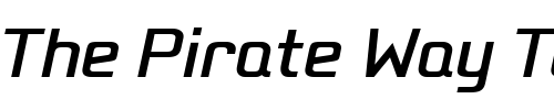 Font : PositecItalic Custom Text : The Pirate Way Test your own text here Click to download or to view this font on a tshirt that can be custom printed in Bali