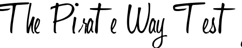 Font : PositiveNew45-Regular Custom Text : The Pirate Way Test your own text here Click to download or to view this font on a tshirt that can be custom printed in Bali